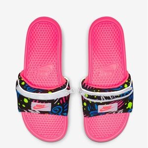 ❗️Last pair❗️BrandNew Pink&Black Nike slides